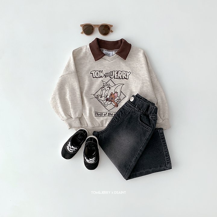 Collar T and J Sweatshirt by Dsaint for Child - view 8