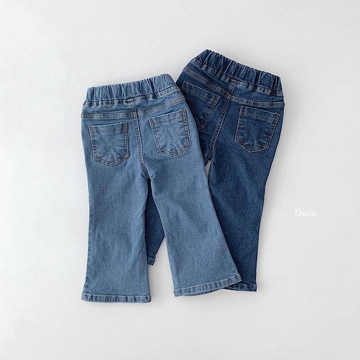 Poom Poom Bootcut Denim Pants by Dsaint for Child - view 7