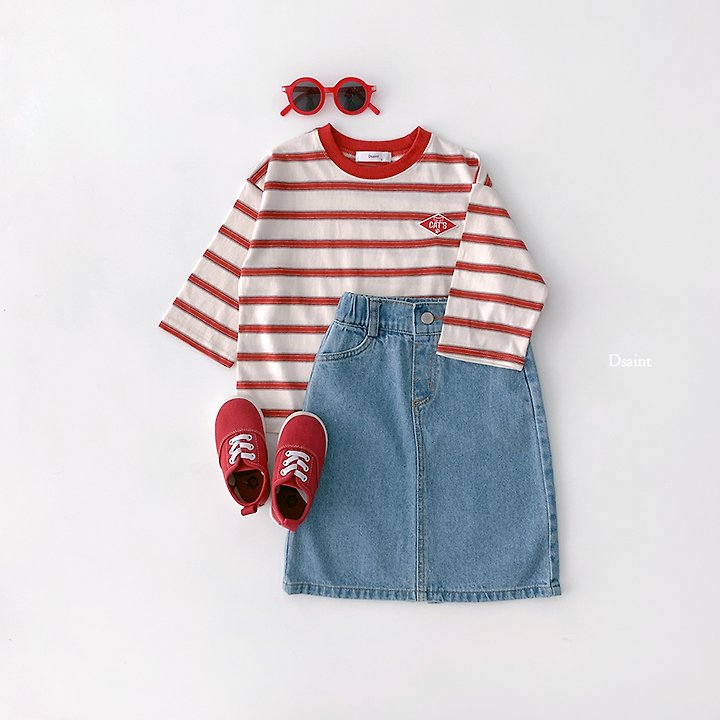 Cats Striped Tee by Dsaint for Child - view 8