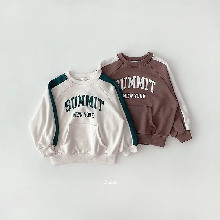 Summit Color Block Kangaroo Sweatshirt by Dsaint for Child - view 1