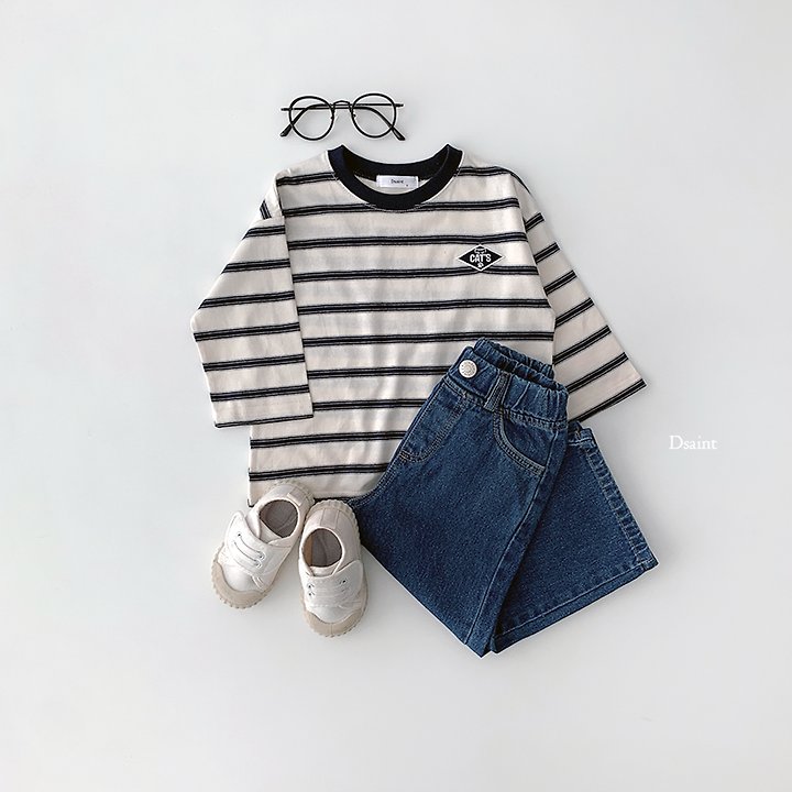 Cats Striped Tee by Dsaint for Child - view 9
