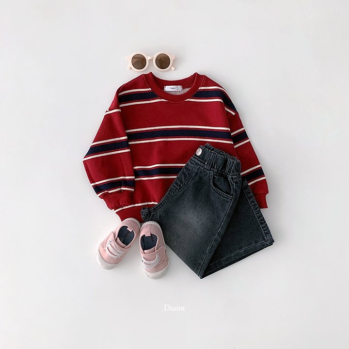 Spaced Striped Sweatshirt by Dsaint for Child - view 6