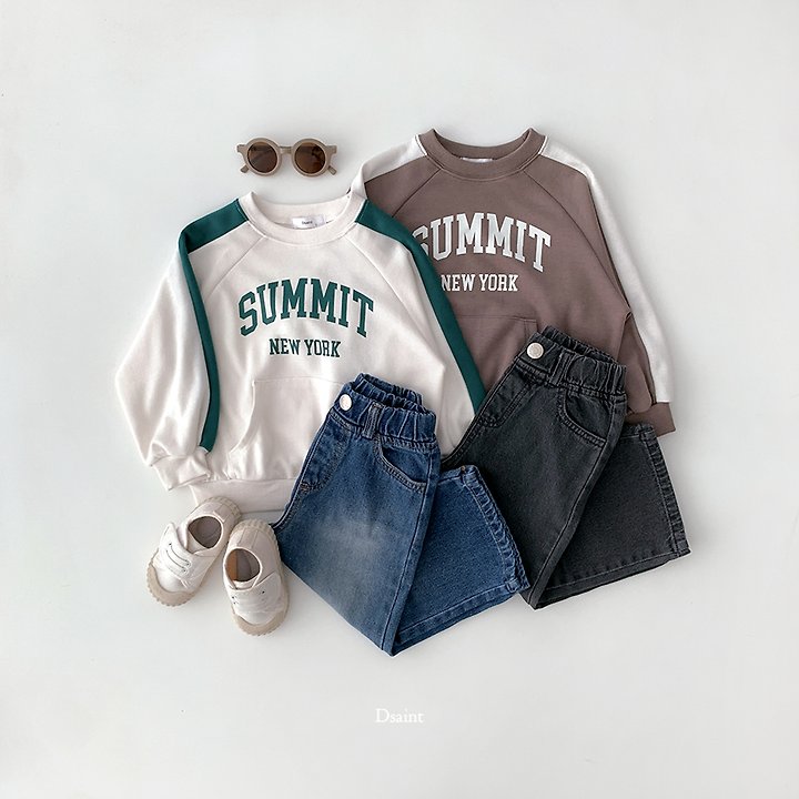 Summit Color Block Kangaroo Sweatshirt by Dsaint for Child - view 3