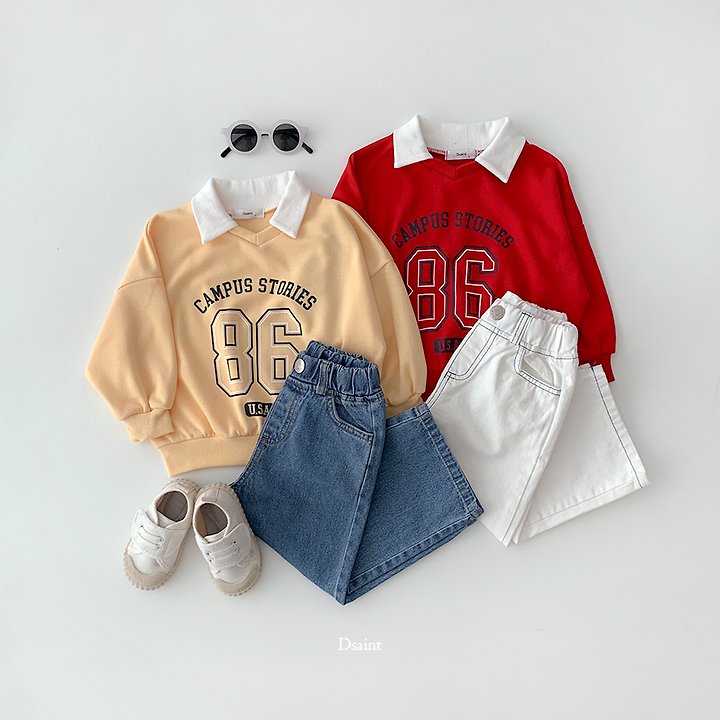 Campus Collar Sweatshirt by Dsaint for Child - view 3