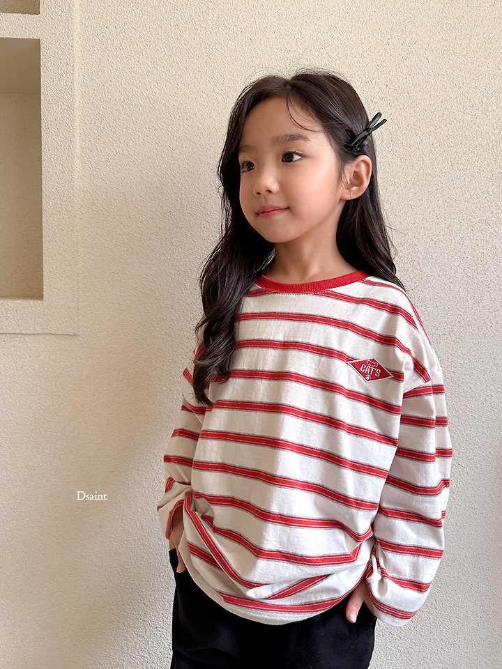 Cats Striped Tee by Dsaint for Child - view 11