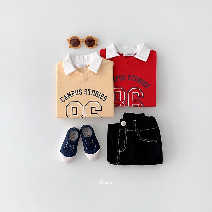 Campus Collar Sweatshirt by Dsaint for Child - view 4