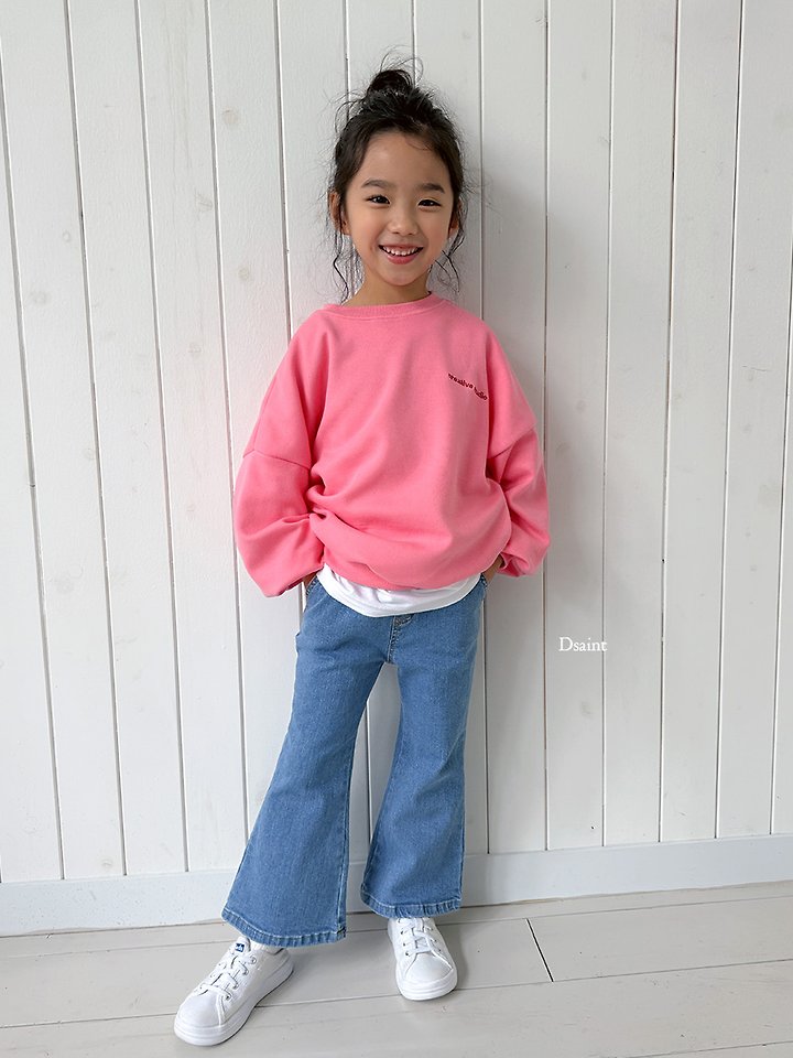 Poom Poom Bootcut Denim Pants by Dsaint for Child - view 11