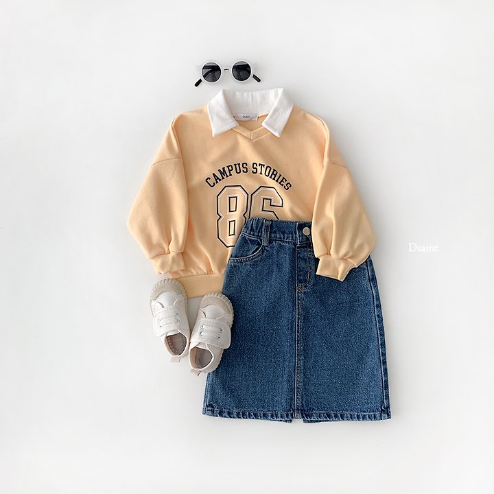 Campus Collar Sweatshirt by Dsaint for Child - view 5