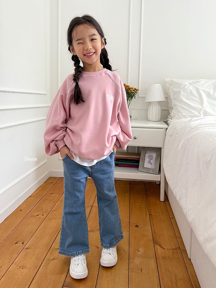Poom Poom Bootcut Denim Pants by Dsaint for Child - view 12