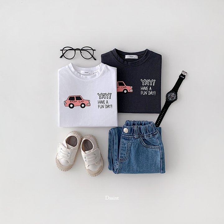 Retro Car Tee by Dsaint for Child - view 5