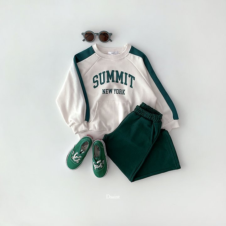 Summit Color Block Kangaroo Sweatshirt by Dsaint for Child - view 6