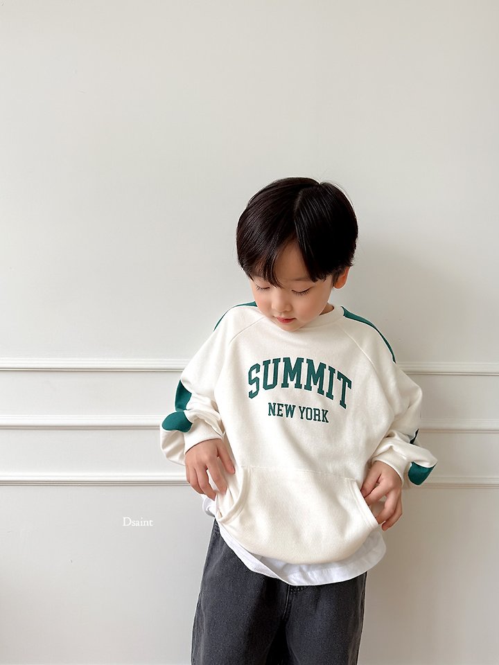 Summit Color Block Kangaroo Sweatshirt by Dsaint for Child - view 8