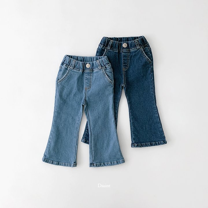 Poom Poom Bootcut Denim Pants by Dsaint for Child - view 1
