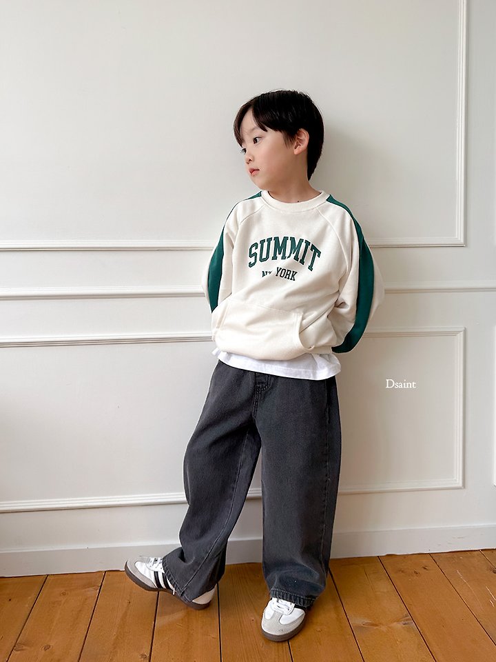 Summit Color Block Kangaroo Sweatshirt by Dsaint for Child - view 9