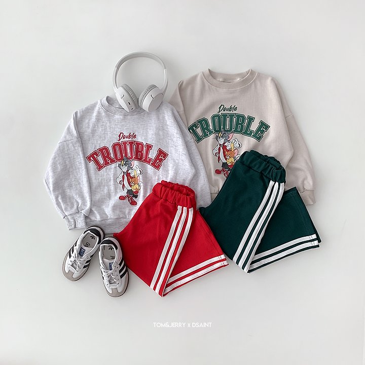 Double T and J Sweatshirt by Dsaint for Child - view 4