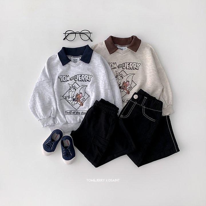 Collar T and J Sweatshirt by Dsaint for Child - view 4