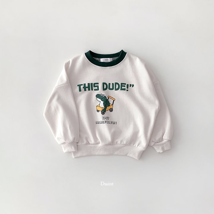 Dudi Frog Sweatshirt by Dsaint for Child - view 1
