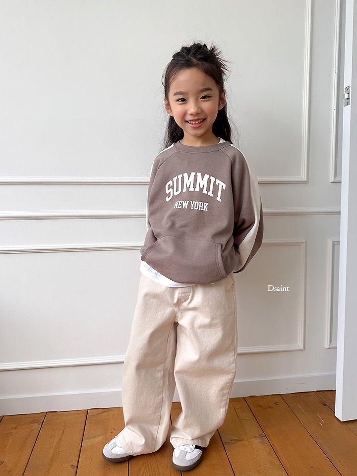 Summit Color Block Kangaroo Sweatshirt by Dsaint for Child - view 10