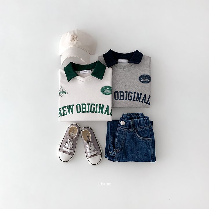 New Original Collar Sweatshirt by Dsaint for Child - view 4