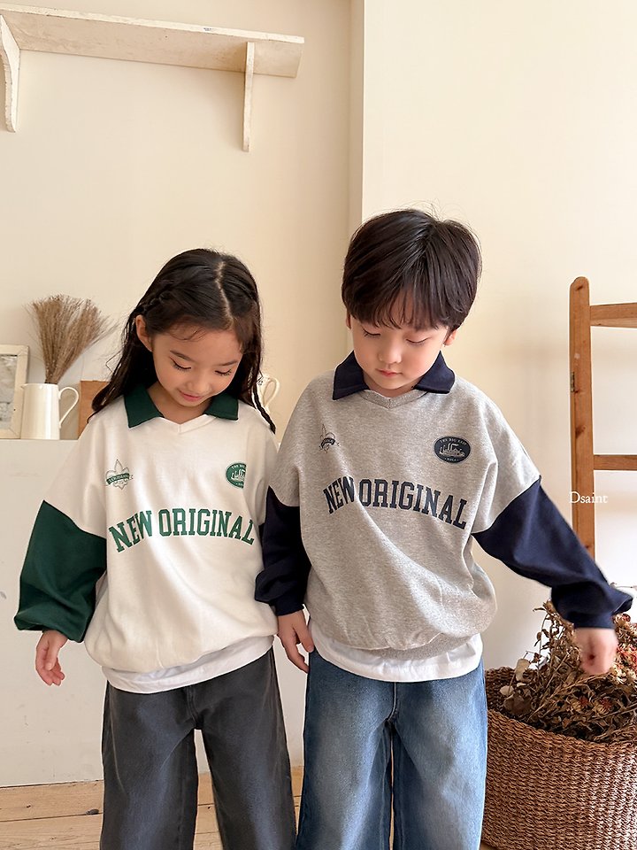New Original Collar Sweatshirt by Dsaint for Child - view 7
