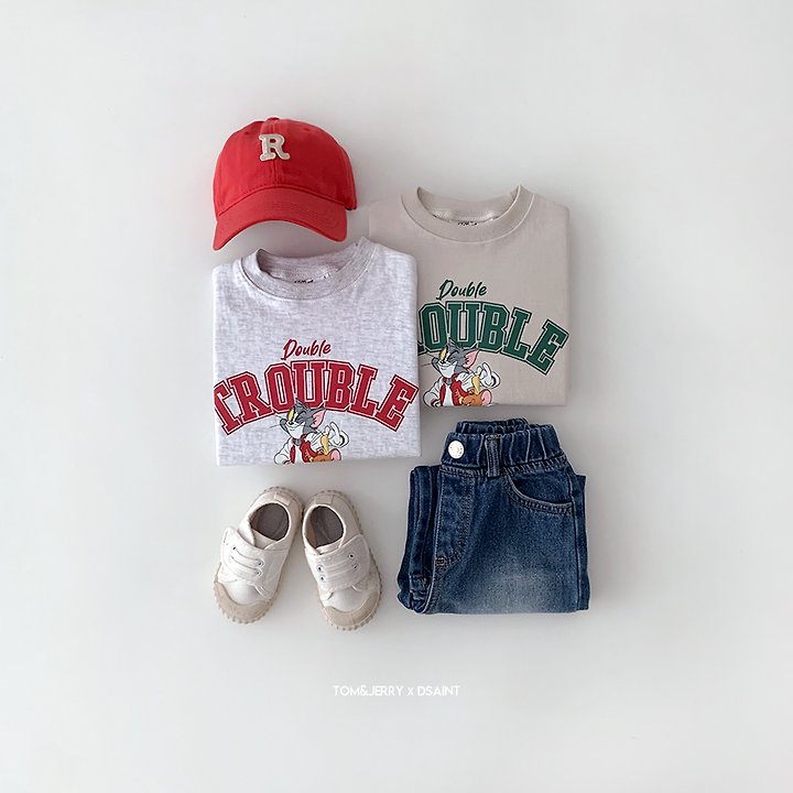 Double T and J Sweatshirt by Dsaint for Child - view 6