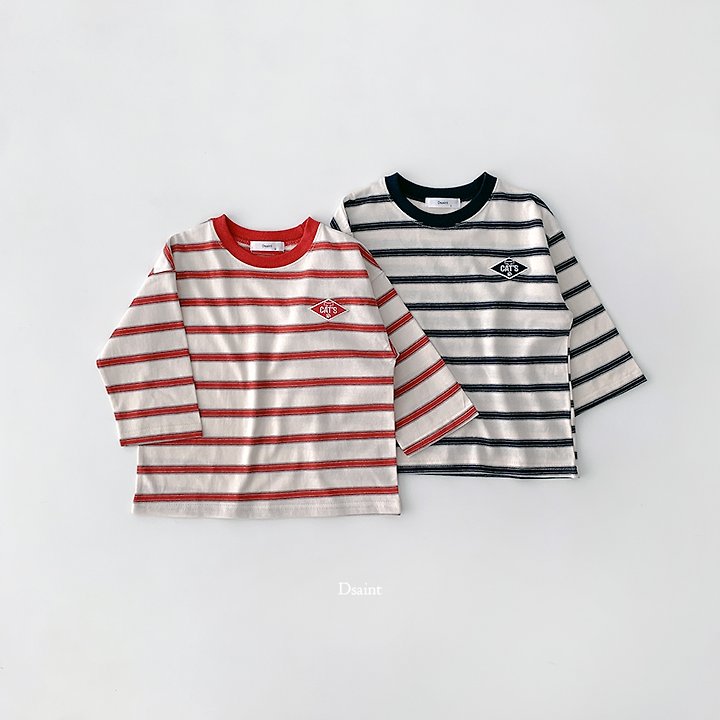 Cats Striped Tee by Dsaint for Child - view 4