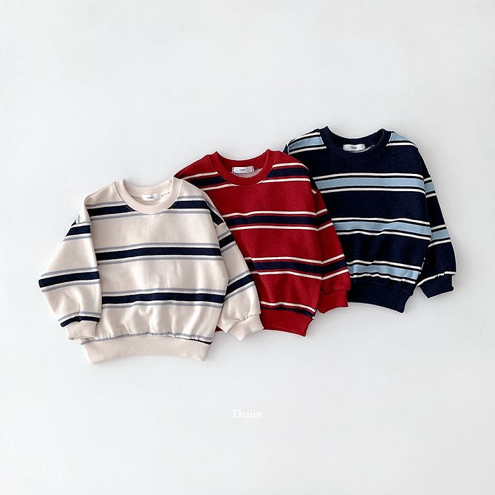 Spaced Striped Sweatshirt by Dsaint for Child - view 1