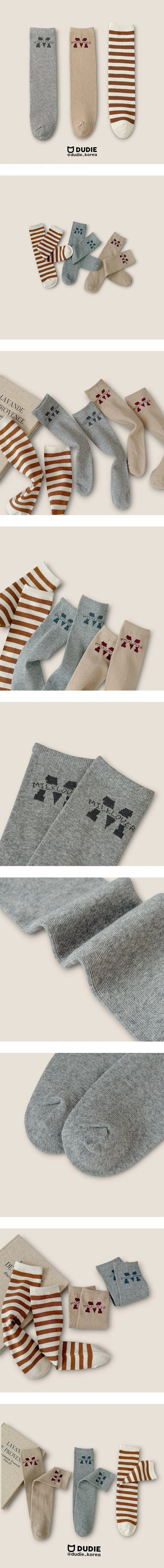 M-Luv 3-Pack Socks Set by Dudie for Child - view 1