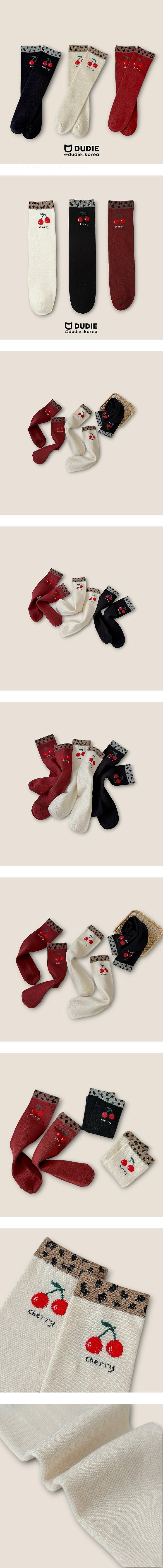Cherry Hop 3-Pack Socks Set by Dudie for Child - view 1