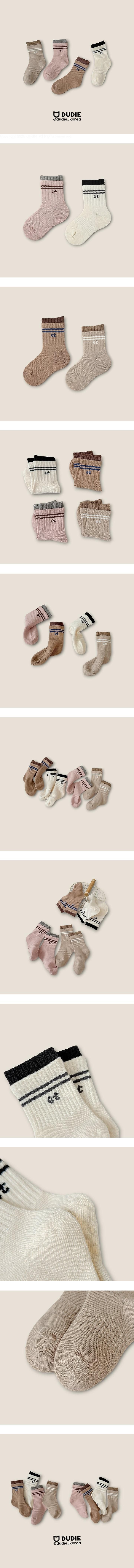 ET 4-Pack Socks Set by Dudie for Child - view 1