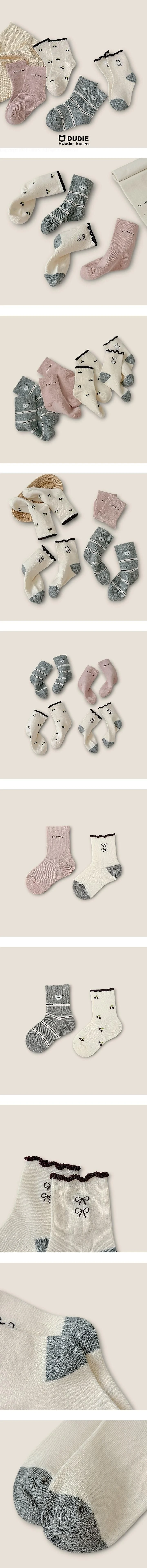 Reble 4-Pack Socks Set by Dudie for Child - view 1
