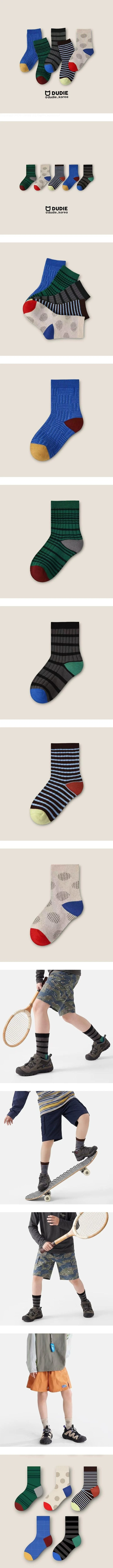 Tespa 5-Pack Socks Set by Dudie for Child - view 1