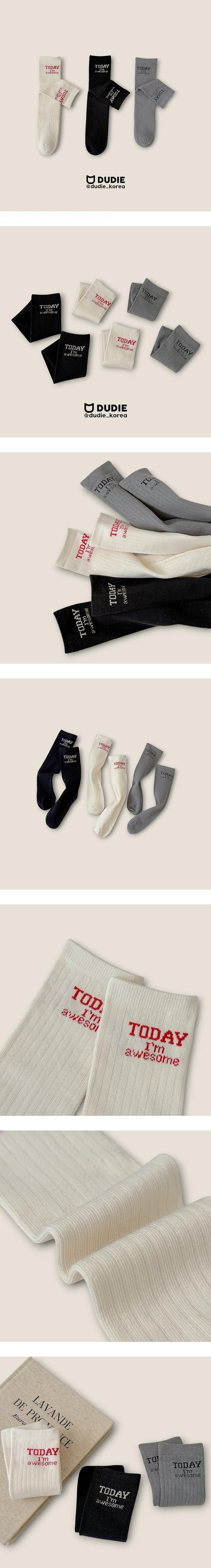 Awesome 3-Pack Socks Set by Dudie for Child - view 1