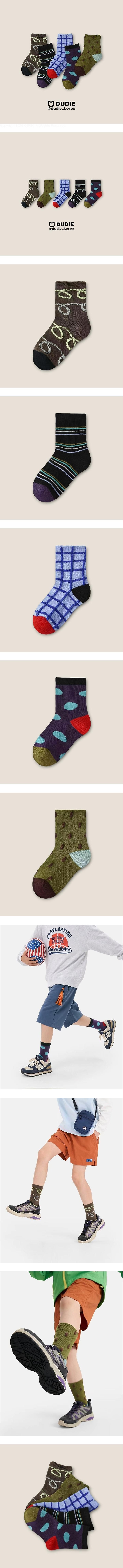Doche 5-Pack Socks Set by Dudie for Child - view 1