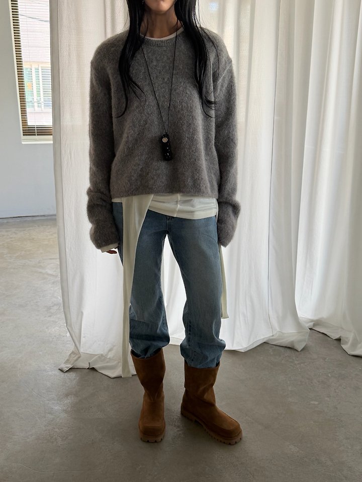 Alpaca Brushed Knit by Foset for Women - view 5