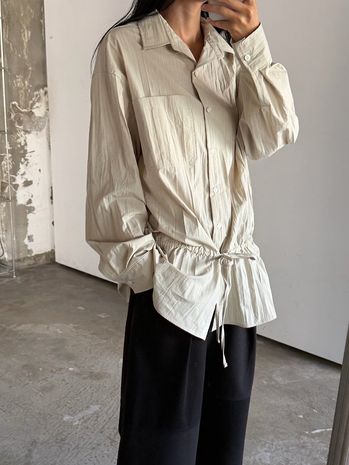 Crease String Blouse by Foset for Women - view 4