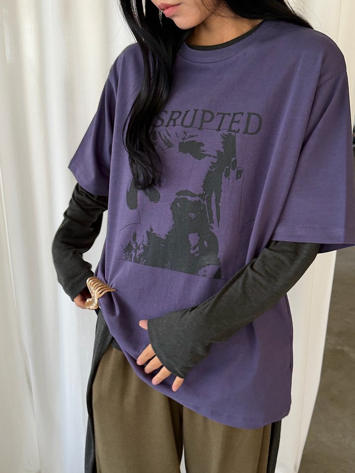 Disrup Pattern Tee by Foset for Women - view 10
