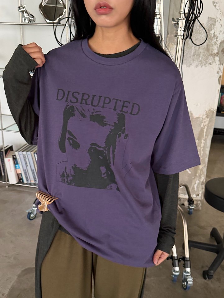 Disrup Pattern Tee by Foset for Women - view 8