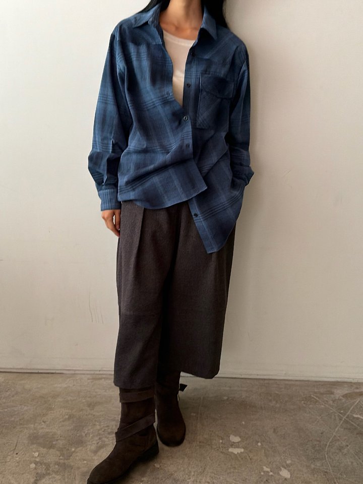 Haide Check Shirt by Foset for Women - view 11