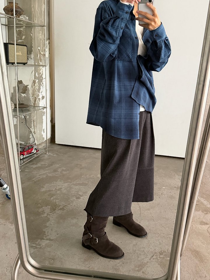 Haide Check Shirt by Foset for Women - view 9