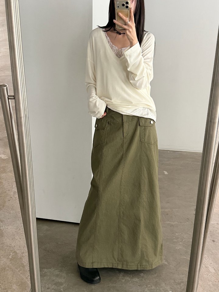 Arcade Long Skirt by Foset for Women - view 8