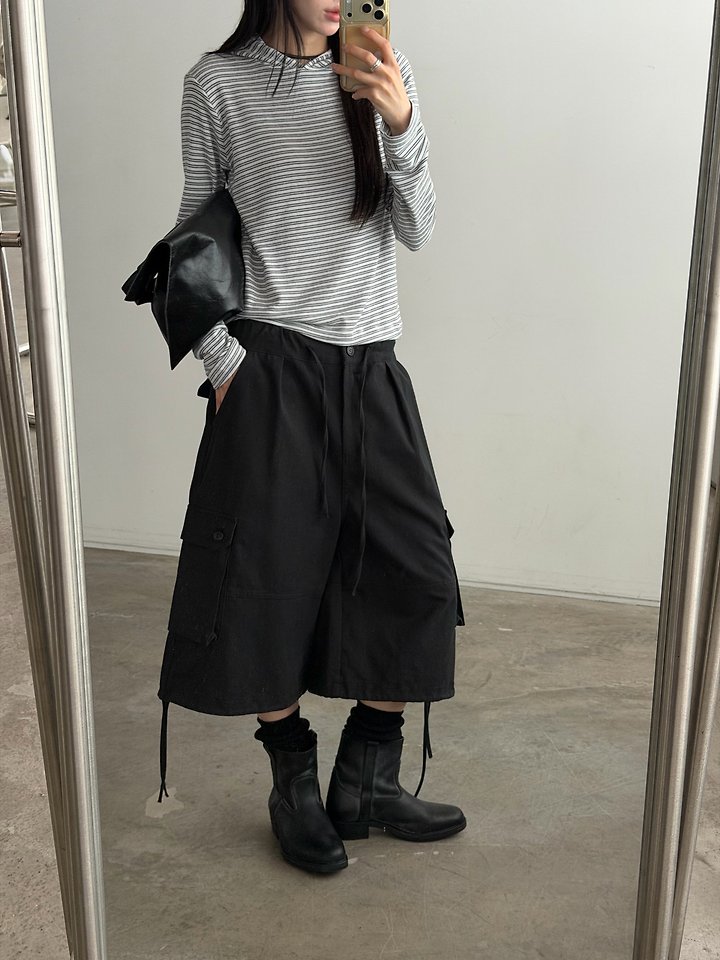 How 3/4 Cargo Pants by Foset for Women - view 3