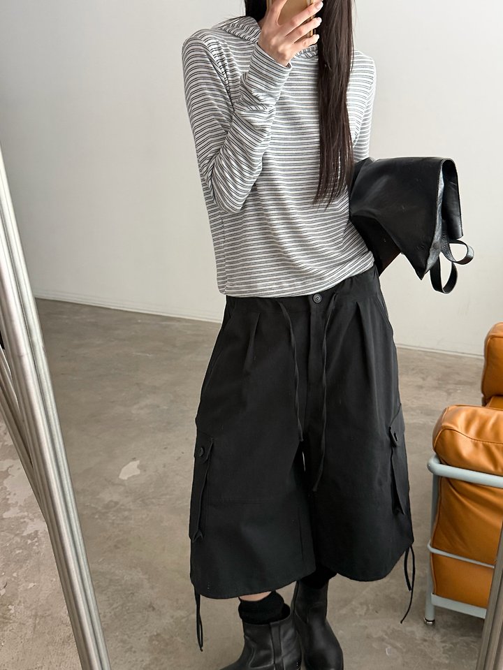 How 3/4 Cargo Pants by Foset for Women - view 5