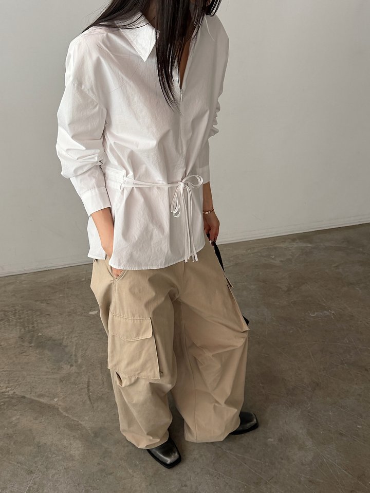 Concealed Zipper Blouse by Foset for Women - view 8