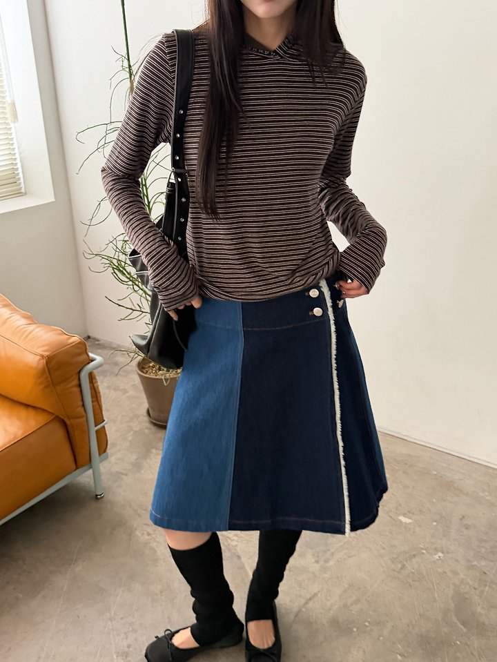 Latte Hooded Tee by Foset for Women - view 12
