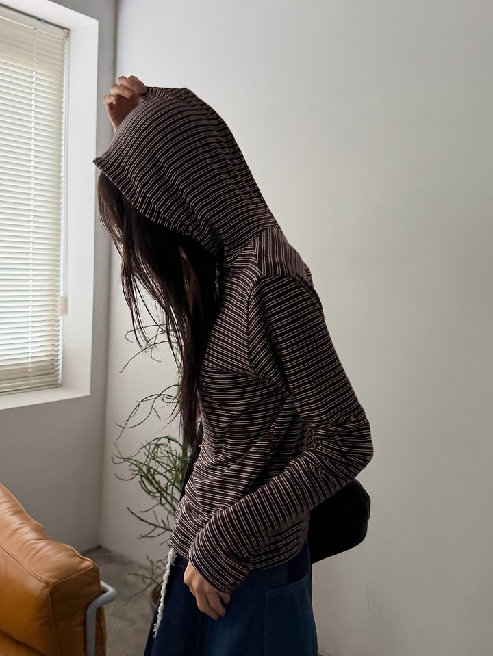 Latte Hooded Tee by Foset for Women - view 8