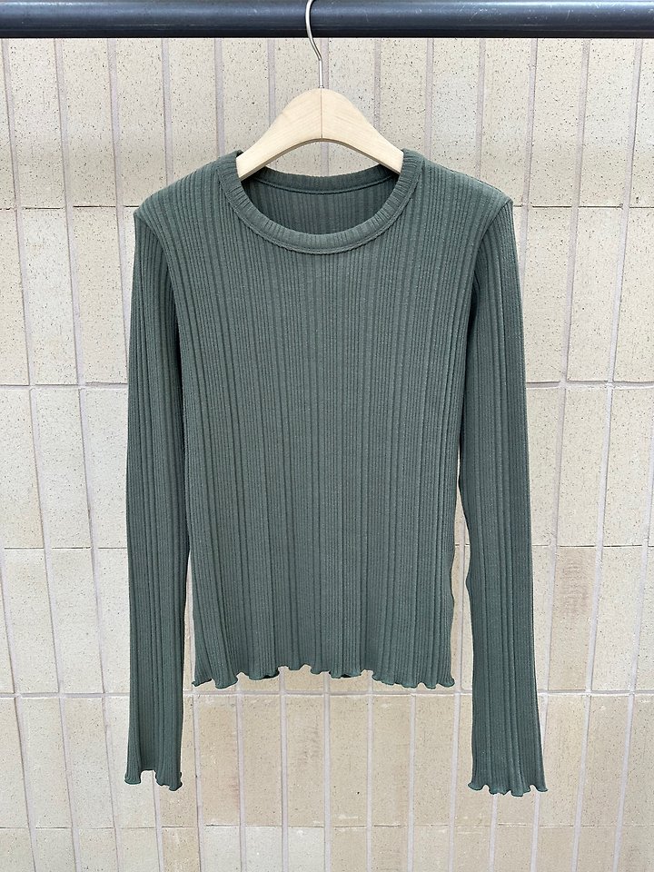 Terra Ribbed Tee by Foset for Women - view 3