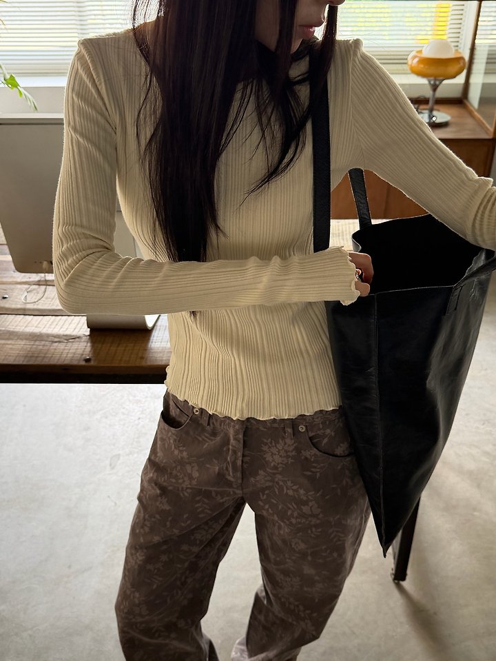 Terra Ribbed Tee by Foset for Women - view 5