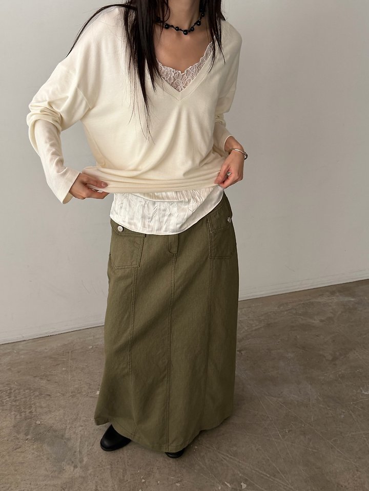 Together V Tee by Foset for Women - view 11