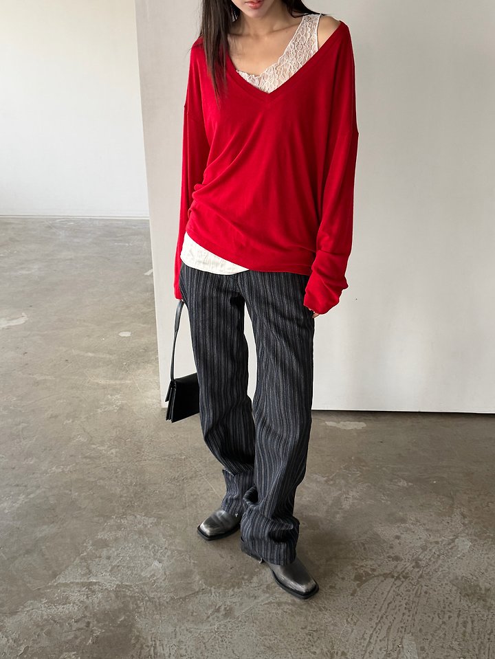 Together V Tee by Foset for Women - view 5